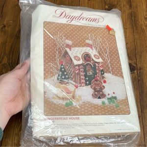 Daydreams Gingerbread house kit embroidery craft kit